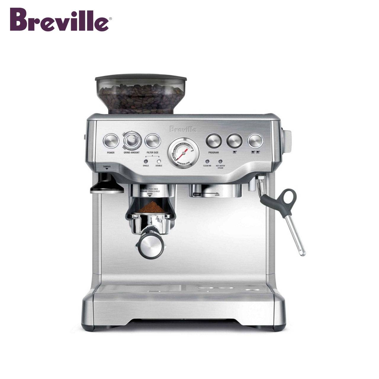 Breville BES870 Barista Express Espresso Coffee Machine (Stainless Steel)